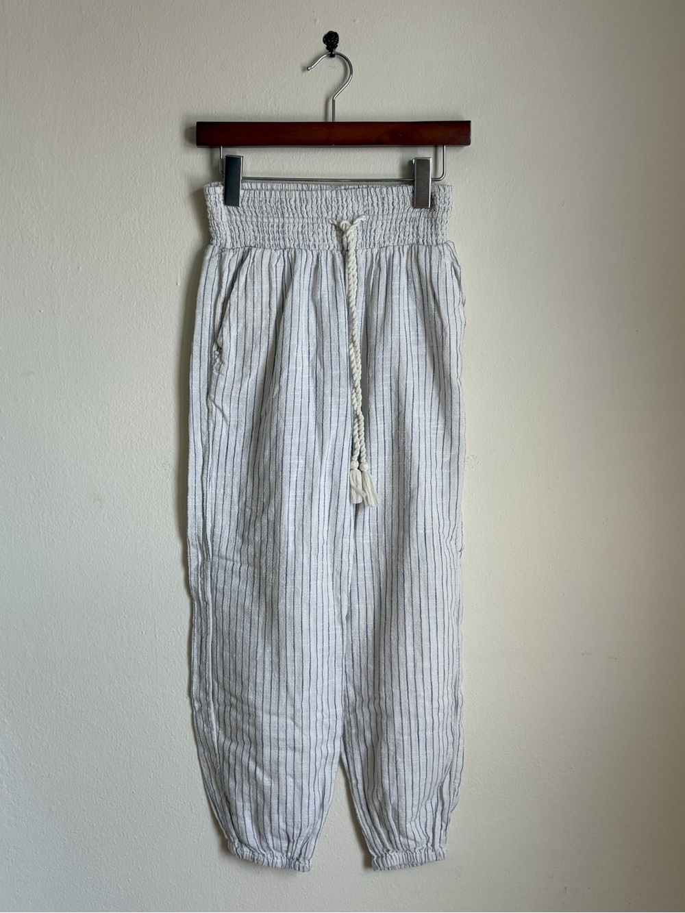 Aerie Cotton Stripped Jogger Pants